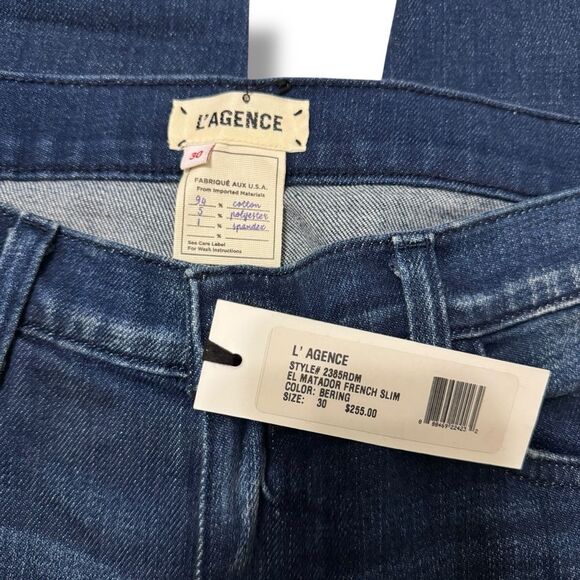 L’Agence El Matador Slim High Rise Jeans Size 30 NWT - Picture 5 of 10